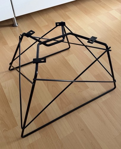 Vitra eames low black rod - low,