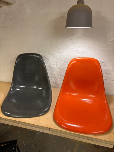 Eames fiberglas side chair 2 - fiberglas,